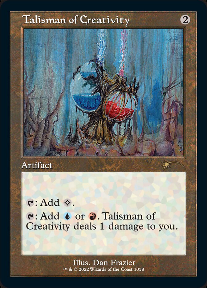 Talisman of Creativity (Retro Frame)