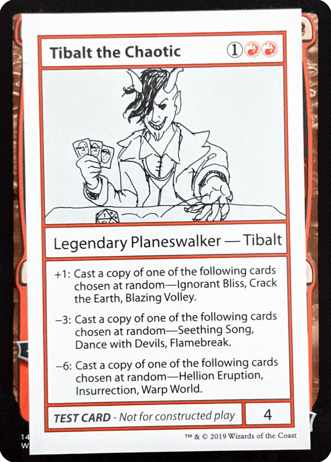 Tibalt the Chaotic (No PW Symbol)