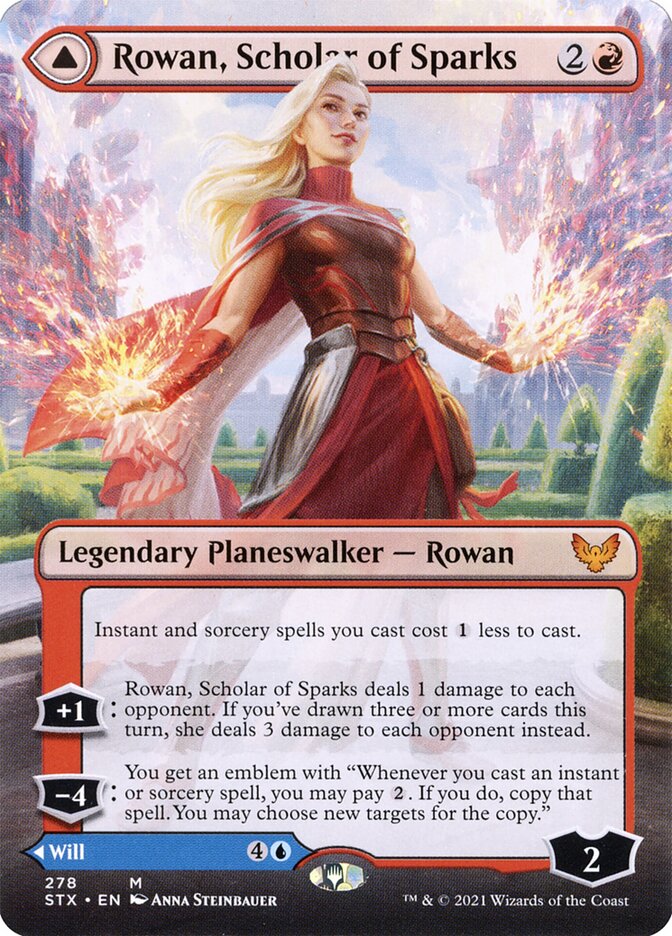 Rowan, Scholar of Sparks (Borderless)