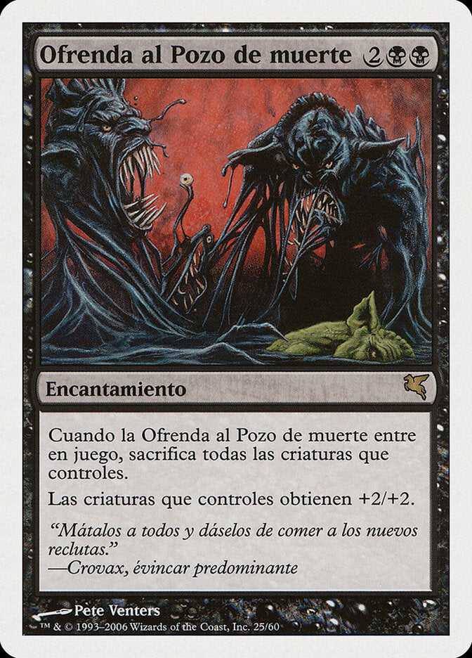 Death Pit Offering (Italian) - "Offerta per la Fossa della Morte"