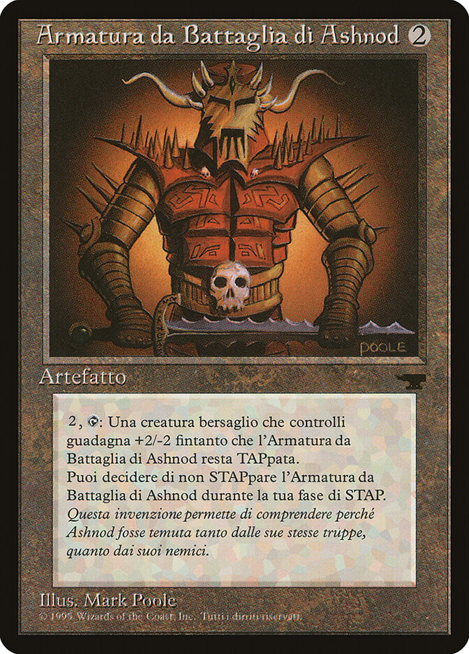 Ashnod's Battle Gear (Italian) - "Armatura da Battaglia di Ashnod"