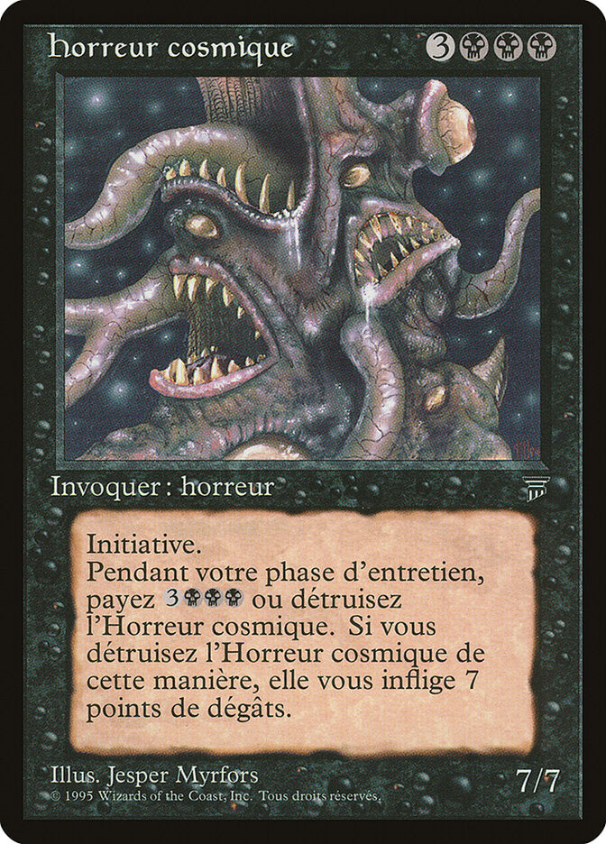 Cosmic Horror (French) - "horreur cosmique"