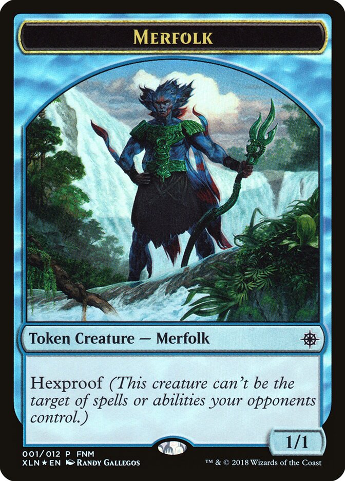 Merfolk // Treasure Double-Sided Token
