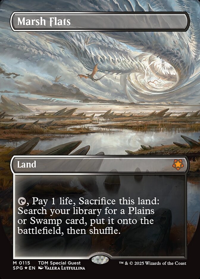 Marsh Flats (Borderless) (Dragonscale Foil)
