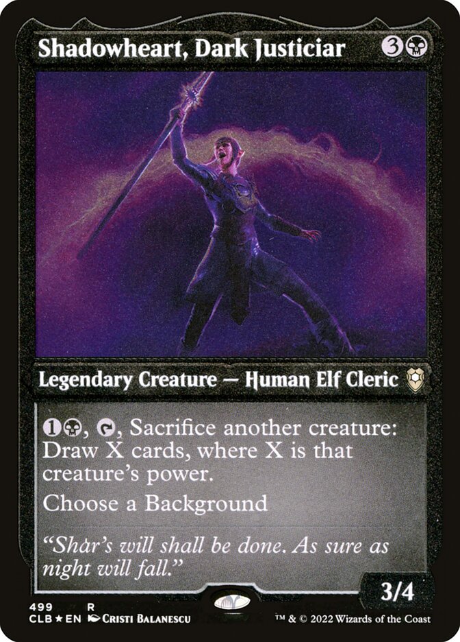 Shadowheart, Dark Justiciar (Foil Etched)