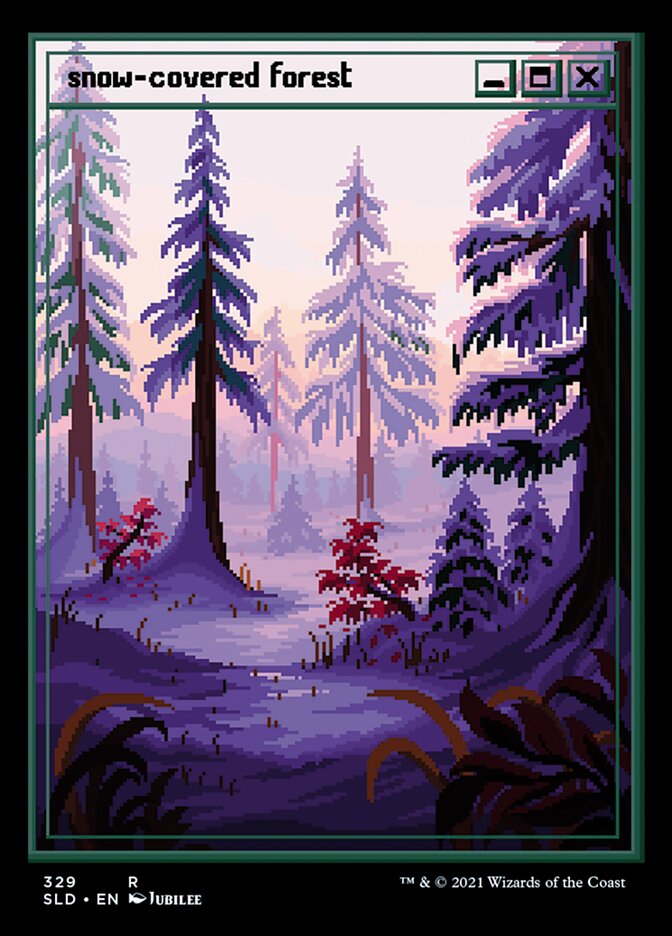 Snow-Covered Forest (PixelSnowLands.jpg)