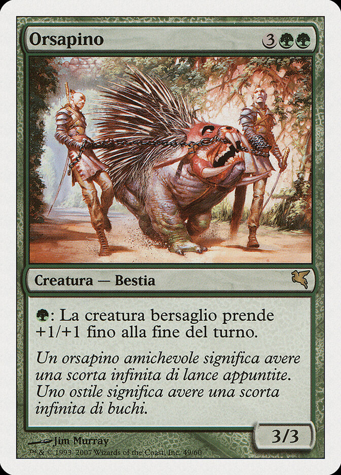 Ursapine (Italian) - "Orsapino"