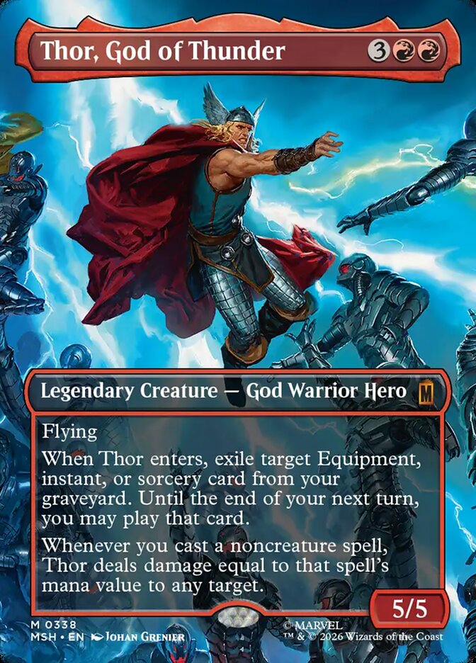 Thor, God of Thunder (Borderless) (0338)