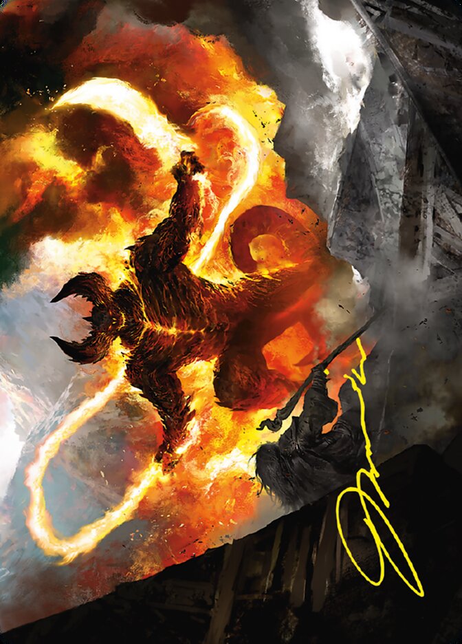 The Balrog, Flame of Udun Art Card