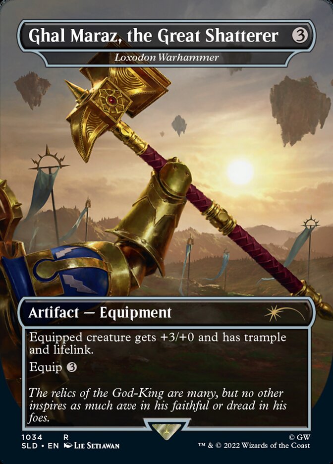 Ghal Maraz, the Great Shatterer - Loxodon Warhammer (Borderless)