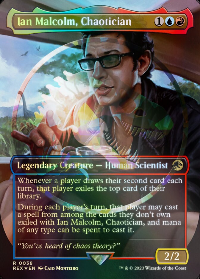 Ian Malcolm, Chaotician (Borderless) (Emblem)
