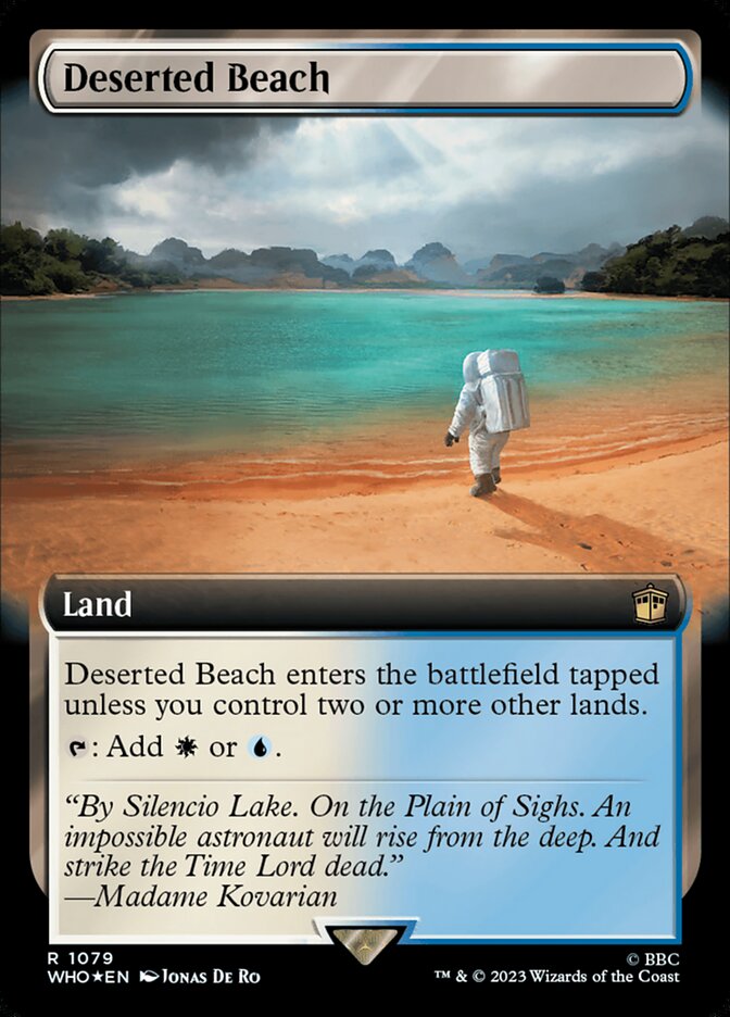 Deserted Beach (Extended Art) (Surge Foil)