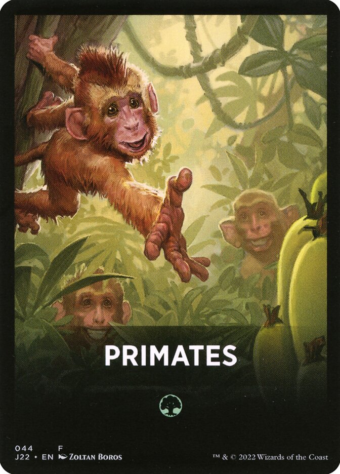 Primates Theme Card