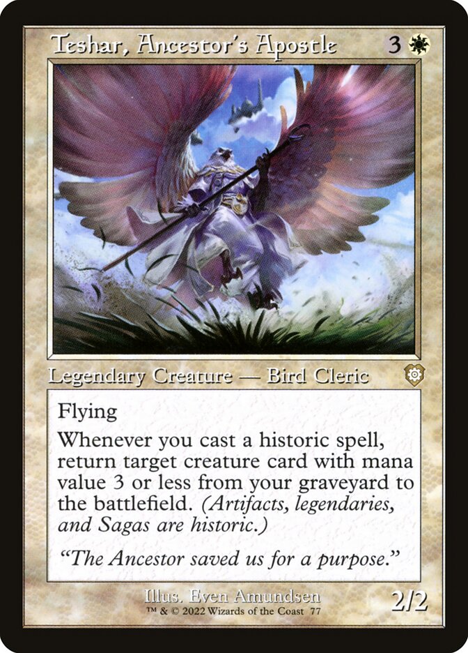 Teshar, Ancestor's Apostle (Retro Frame)