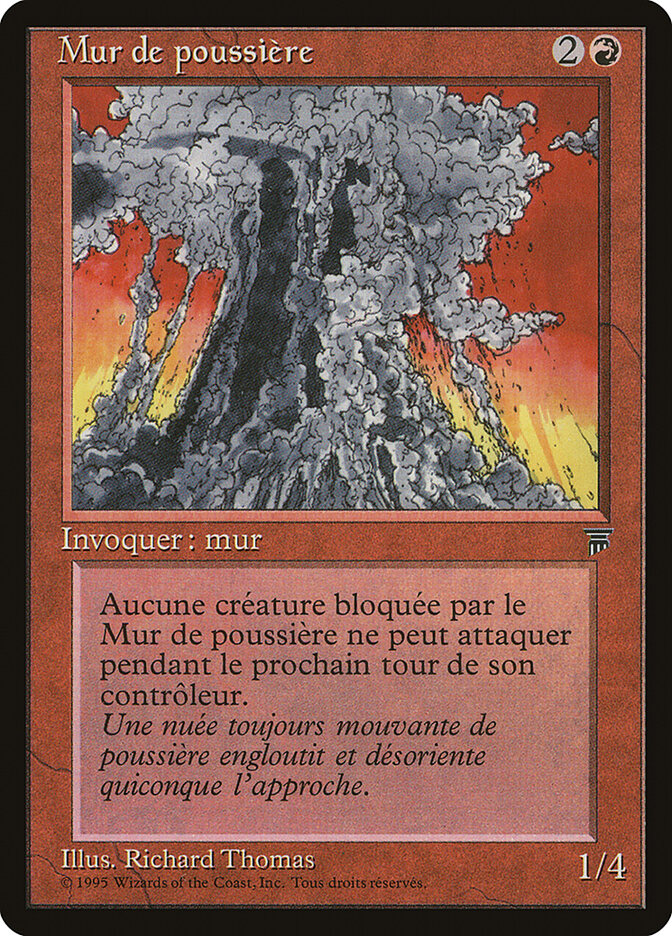 Wall of Dust (French) - "Mur de poussiere"