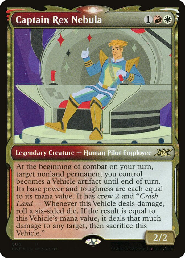 Captain Rex Nebula (Showcase) (Galaxy Foil) - Magic: The Gathering