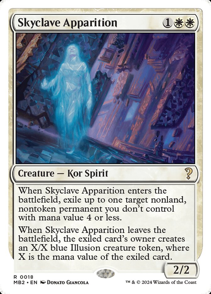 Skyclave Apparition (White Border)