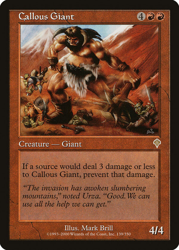 Callous Giant - Magic: The Gathering