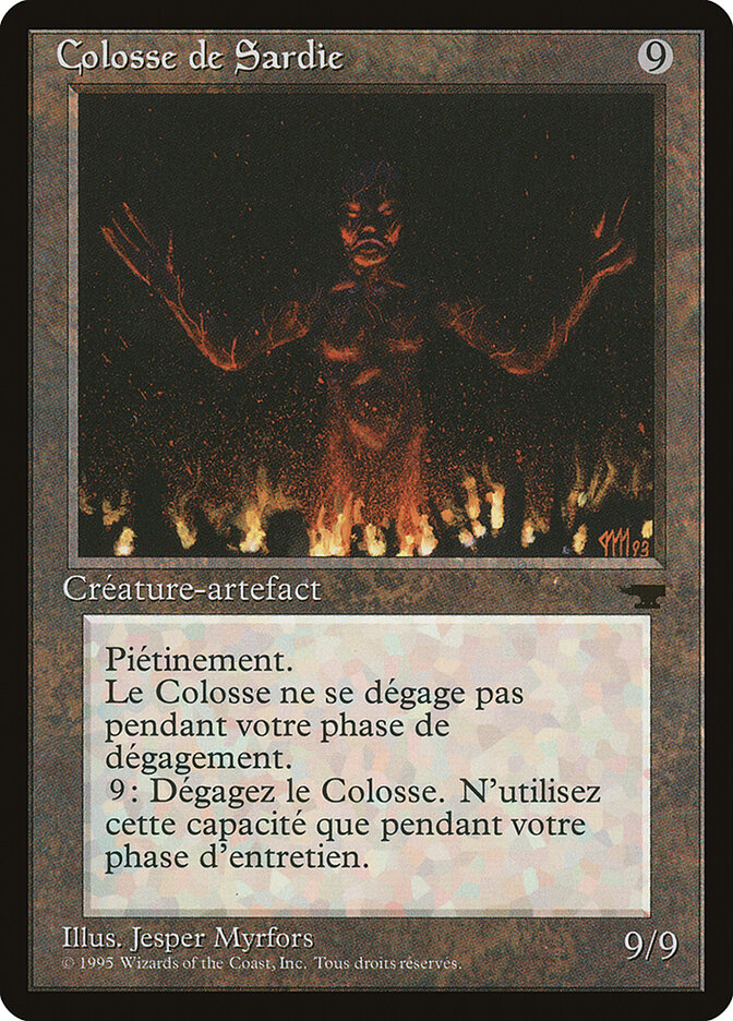 Colossus of Sardia (French) - "Colosse de Sardie"