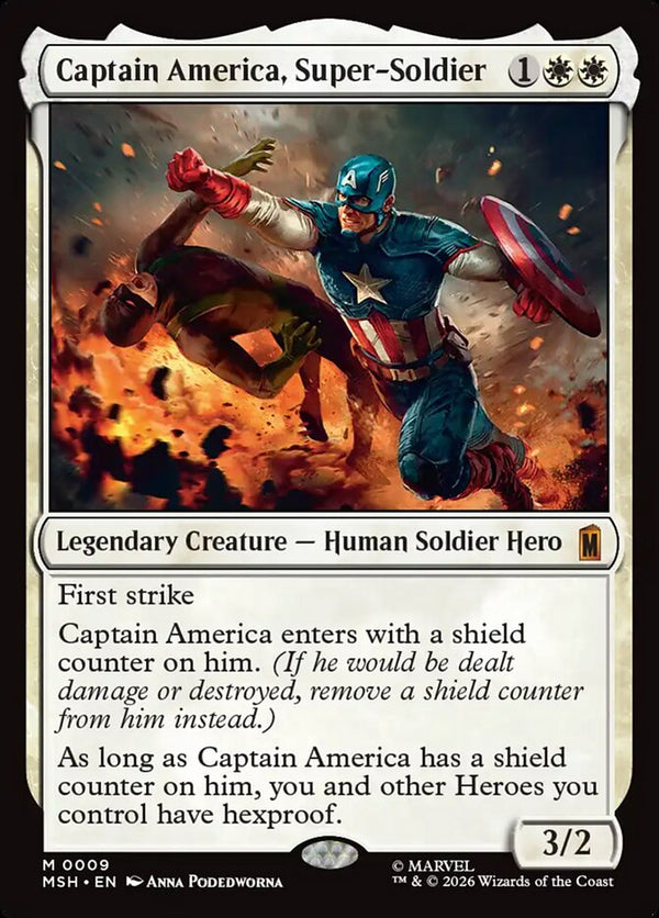 Captain America, Super-Soldier - Magic: The Gathering