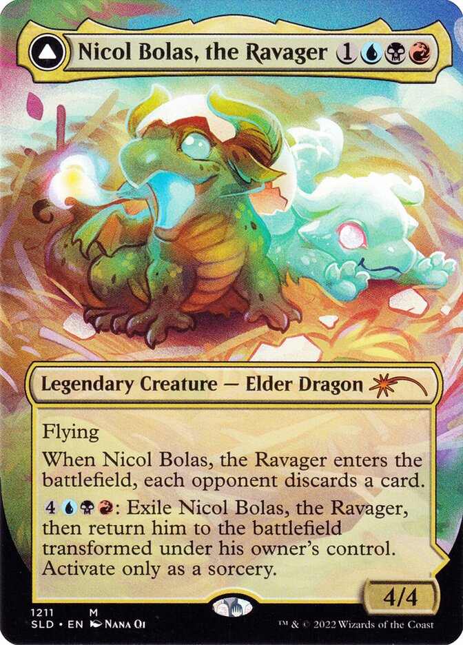 Nicol Bolas, the Ravager (Display Commander) - Thick Stock