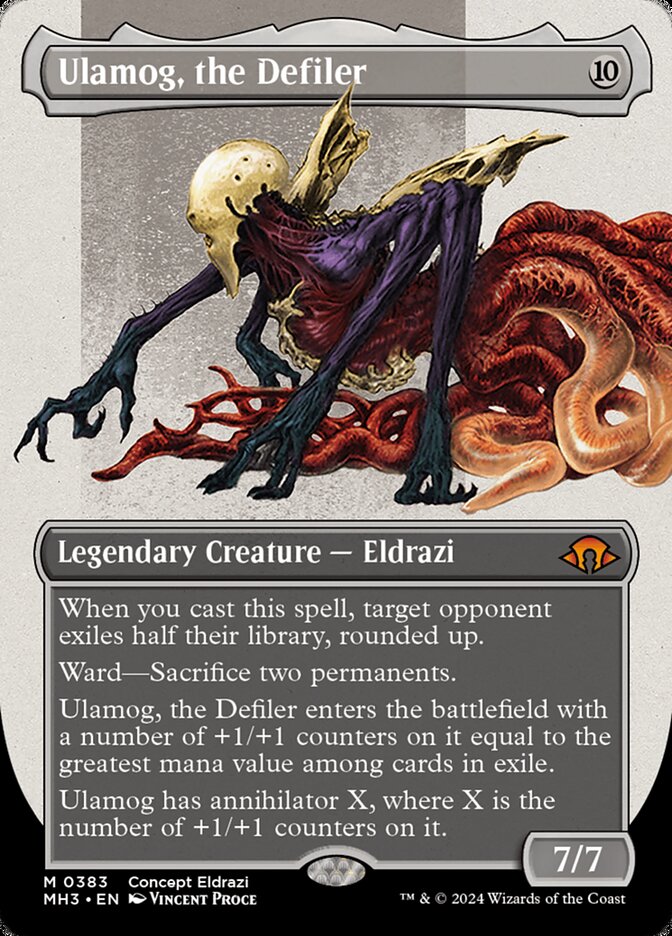 Ulamog, the Defiler (Borderless)
