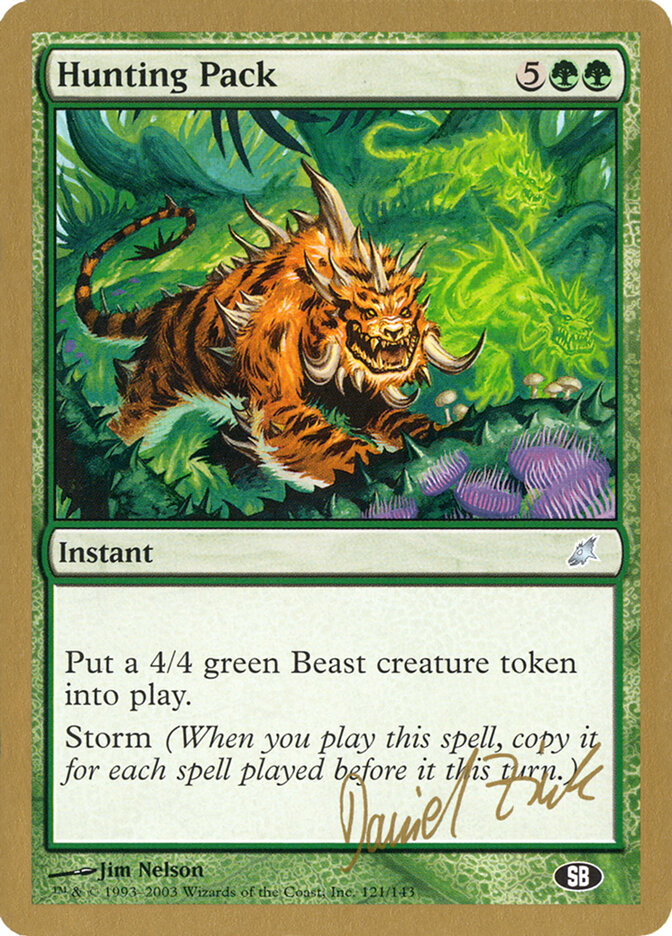 Hunting Pack - 2003 Daniel Zink (SCG) (SB)