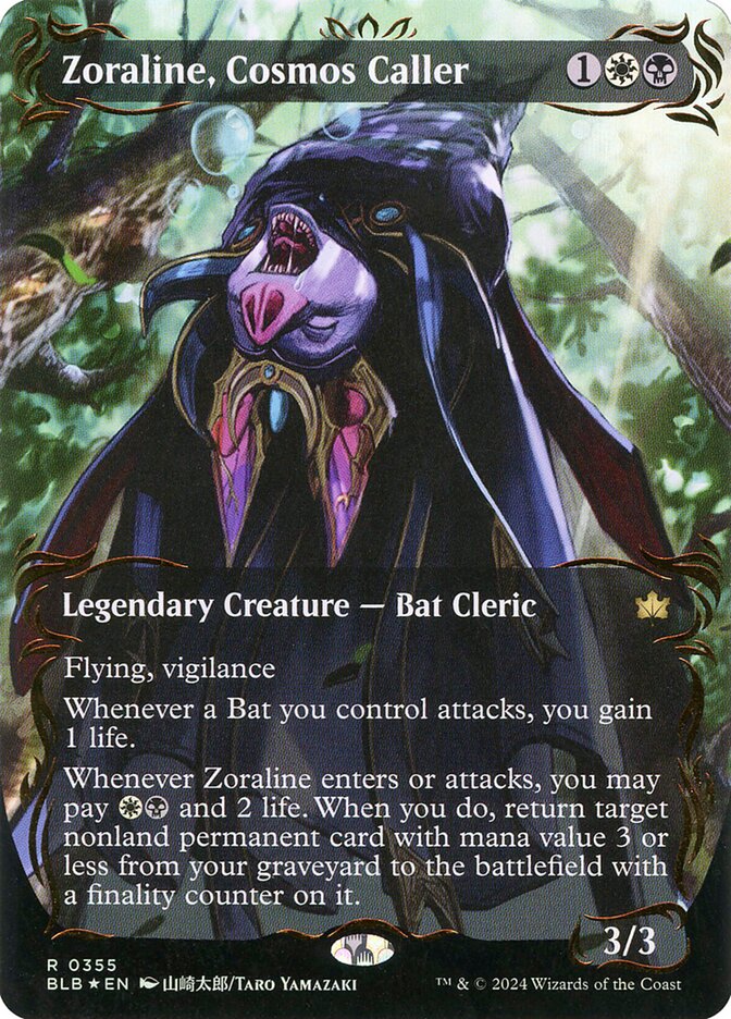 Zoraline, Cosmos Caller (Borderless) (Raised Foil)