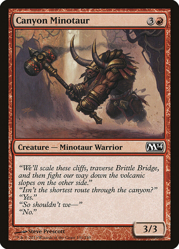 Canyon Minotaur - Magic: The Gathering