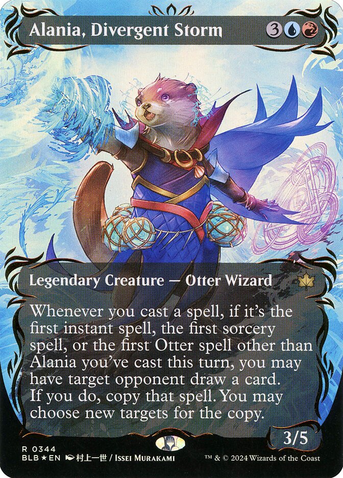 Alania, Divergent Storm (Borderless) (Raised Foil)