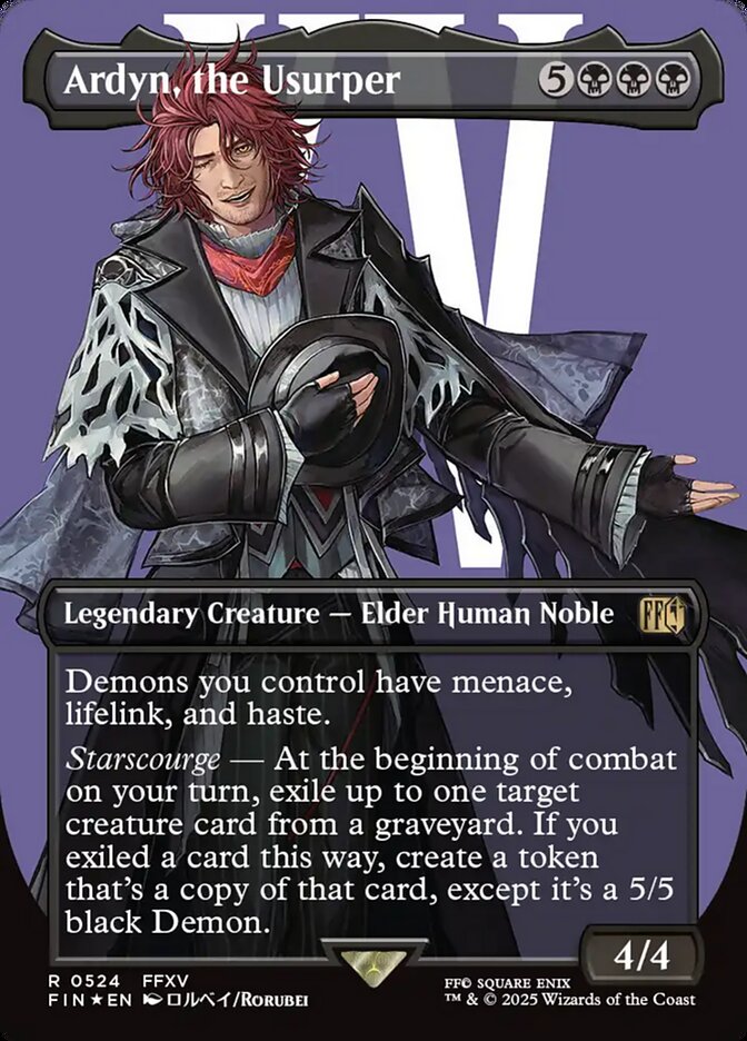 Ardyn, the Usurper (0524) (Borderless) (Surge Foil)