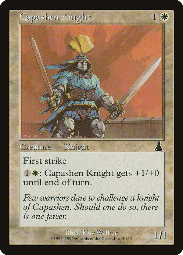 Capashen Knight - Magic: The Gathering