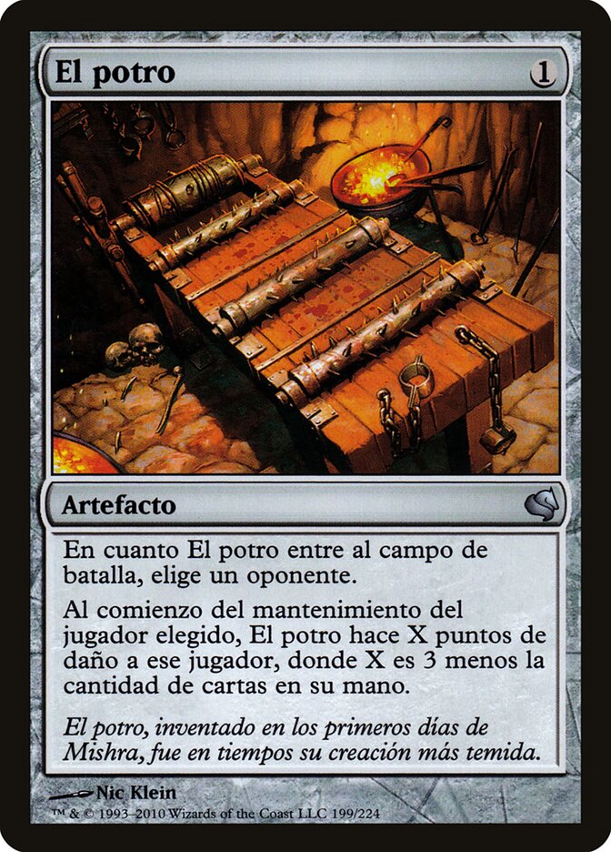 The Rack (Spanish) - "El potro"