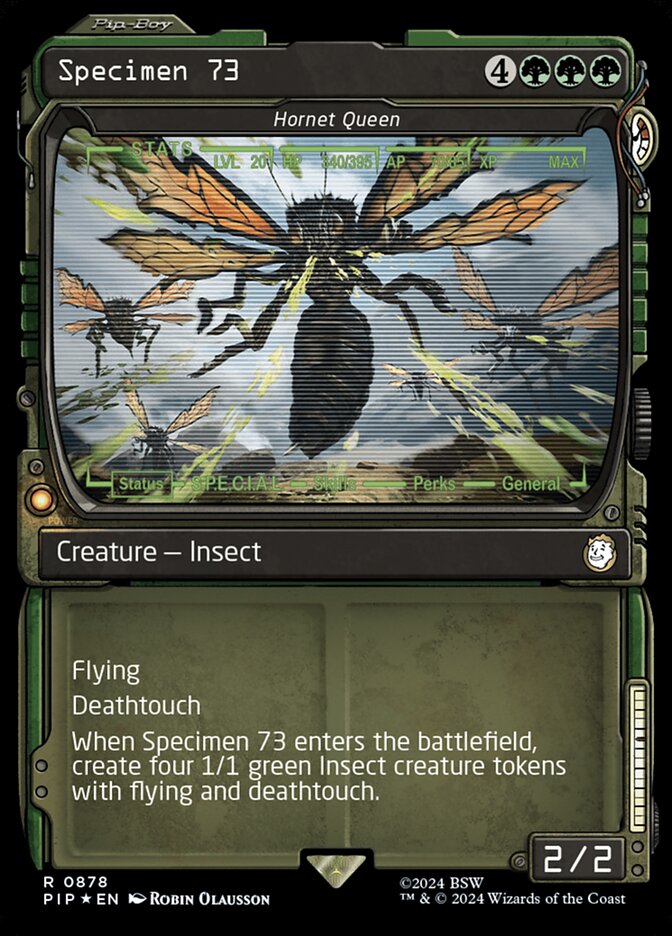 Specimen 73 - Hornet Queen (Showcase) (Surge Foil)
