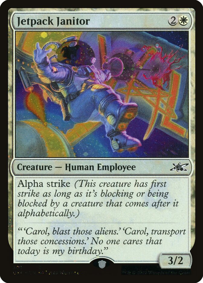 Jetpack Janitor (Galaxy Foil)