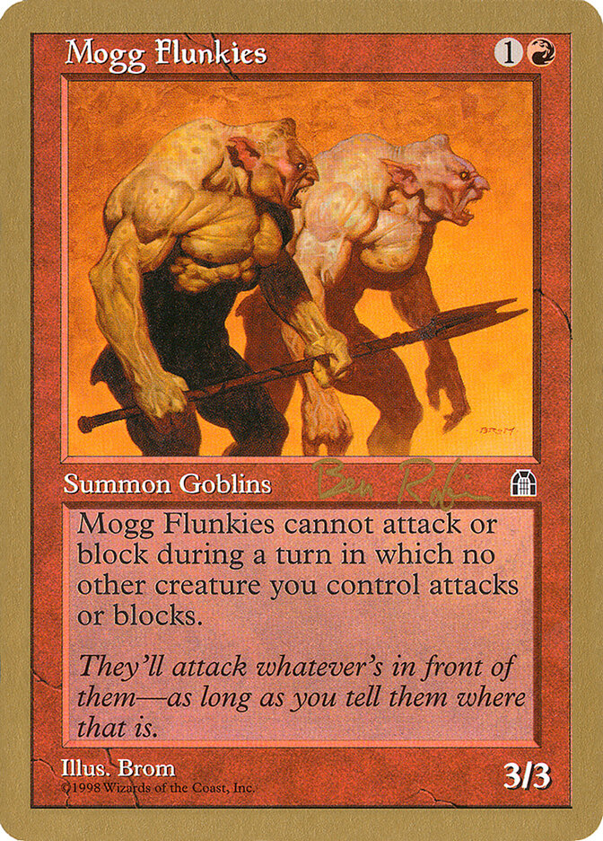 Mogg Flunkies - 1998 Ben Rubin (STH)