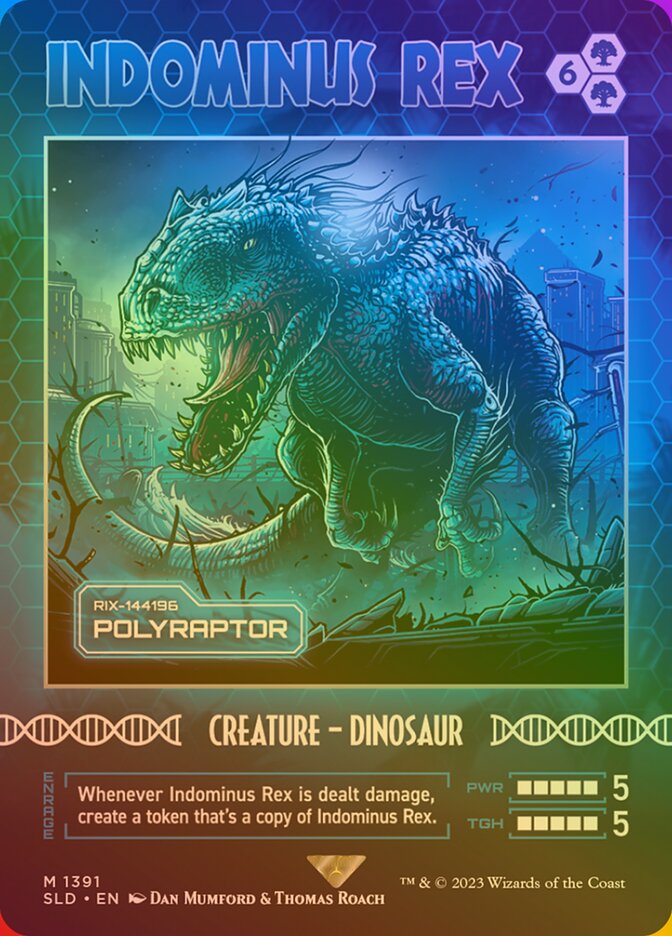 Indominus Rex - Polyraptor (Rainbow Foil)