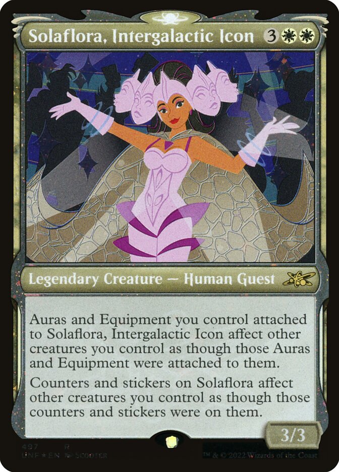Solaflora, Intergalactic Icon (Showcase) (Galaxy Foil)