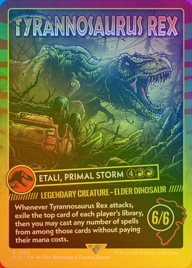 Tyrannosaurus Rex - Etali, Primal Storm (Rainbow Foil)