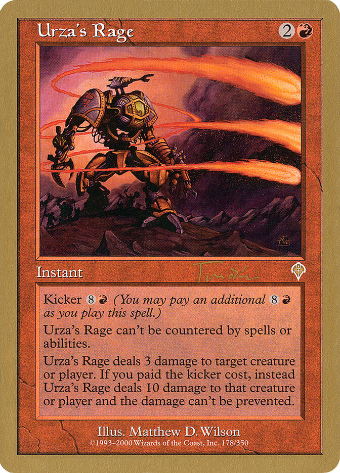 Urza's Rage - 2001 Jan Tomcani (INV)