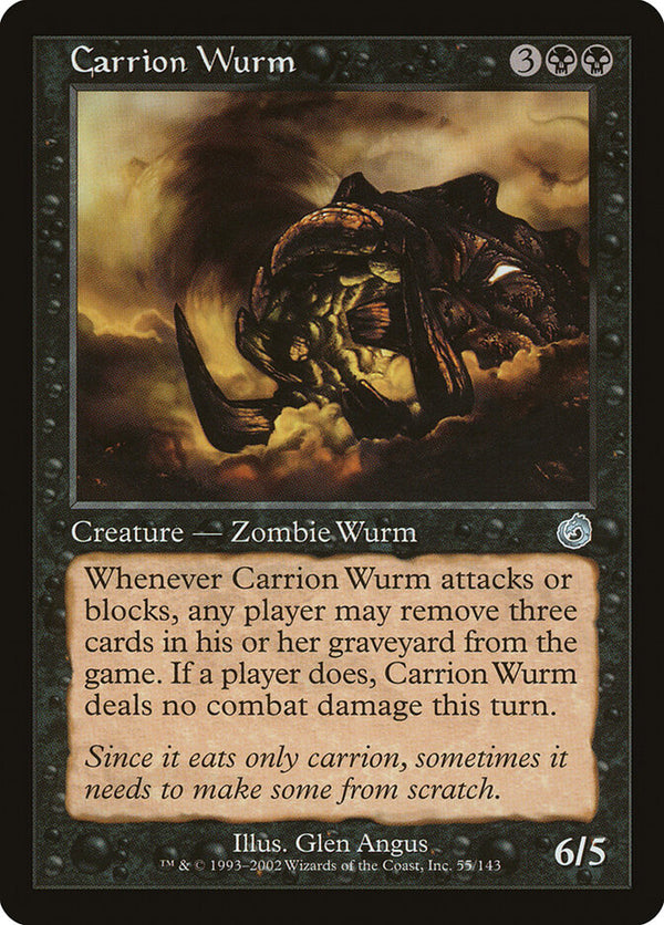 Carrion Wurm - Magic: The Gathering
