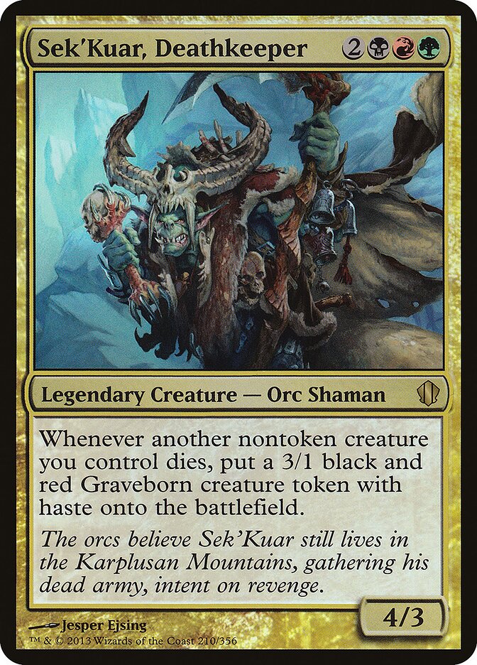 Sek'Kuar, Deathkeeper (Commander 2013)