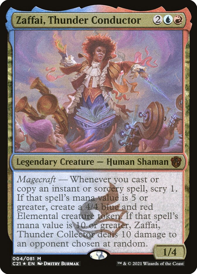 Zaffai, Thunder Conductor (Display Commander) - Thick Stock