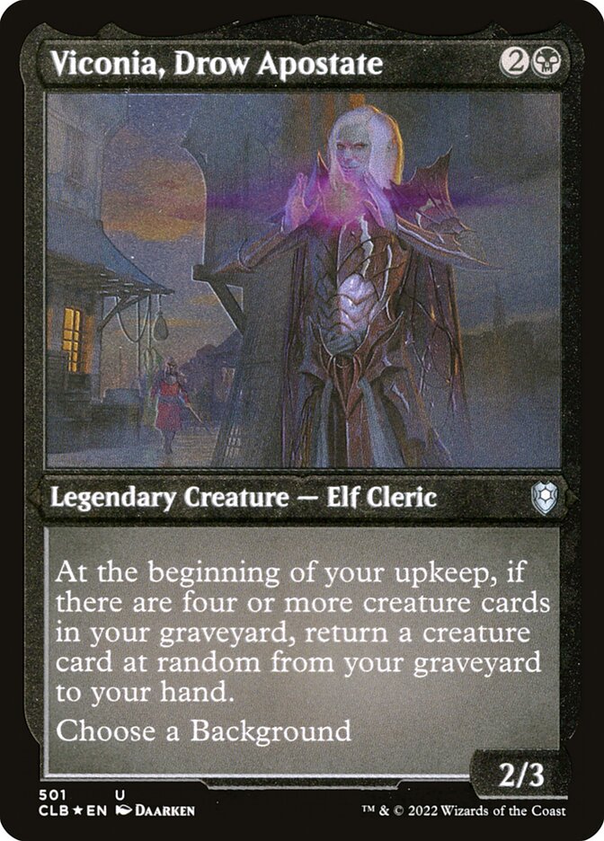 Viconia, Drow Apostate (Foil Etched)