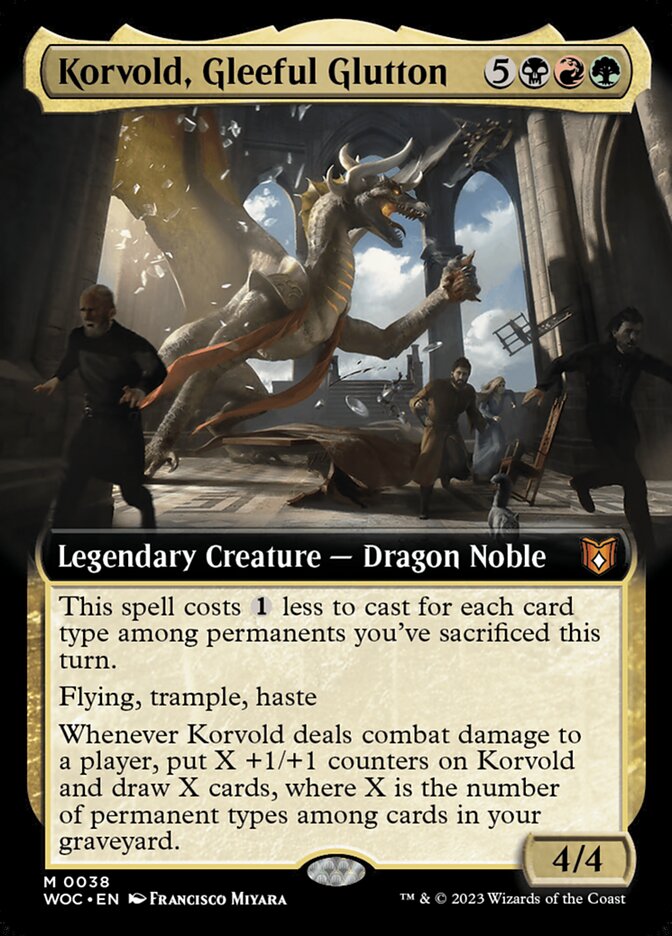Korvold, Gleeful Glutton (Extended Art)