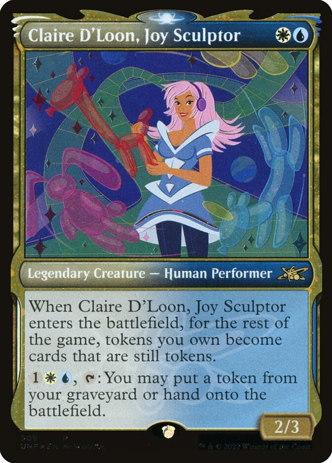 Claire D'Loon, Joy Sculptor (Showcase) (Galaxy Foil)