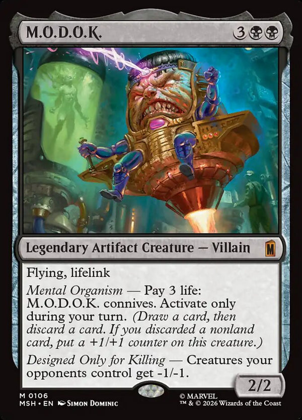 M.O.D.O.K. (MSH 106) - Magic: The Gathering