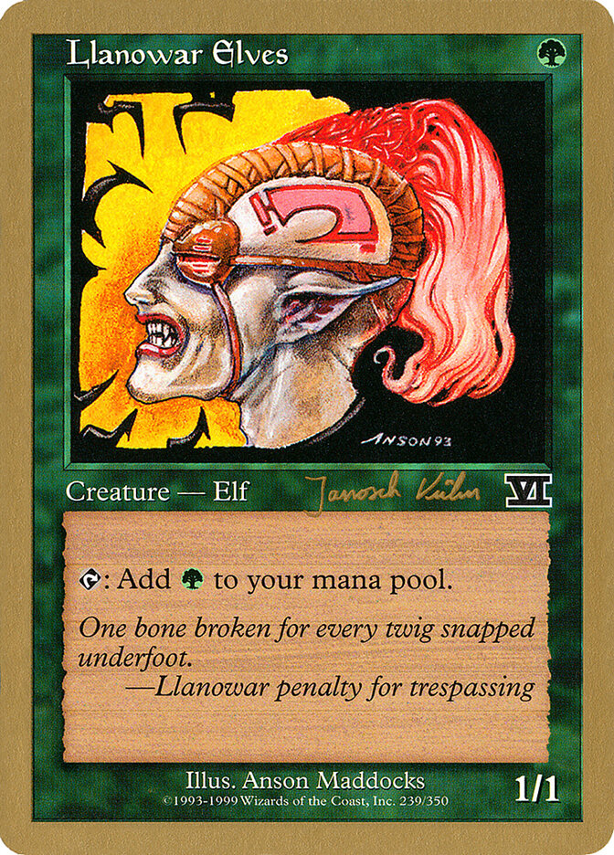 Llanowar Elves - 2000 Janosch Kuhn (6ED)
