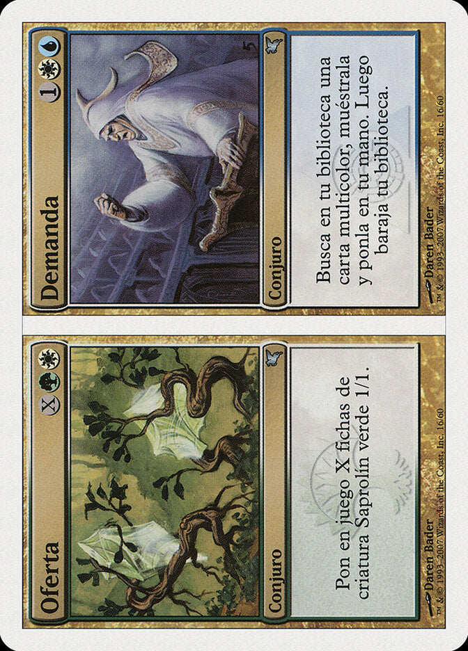 Supply // Demand (Spanish) - "Oferta // Demanda" (J16)