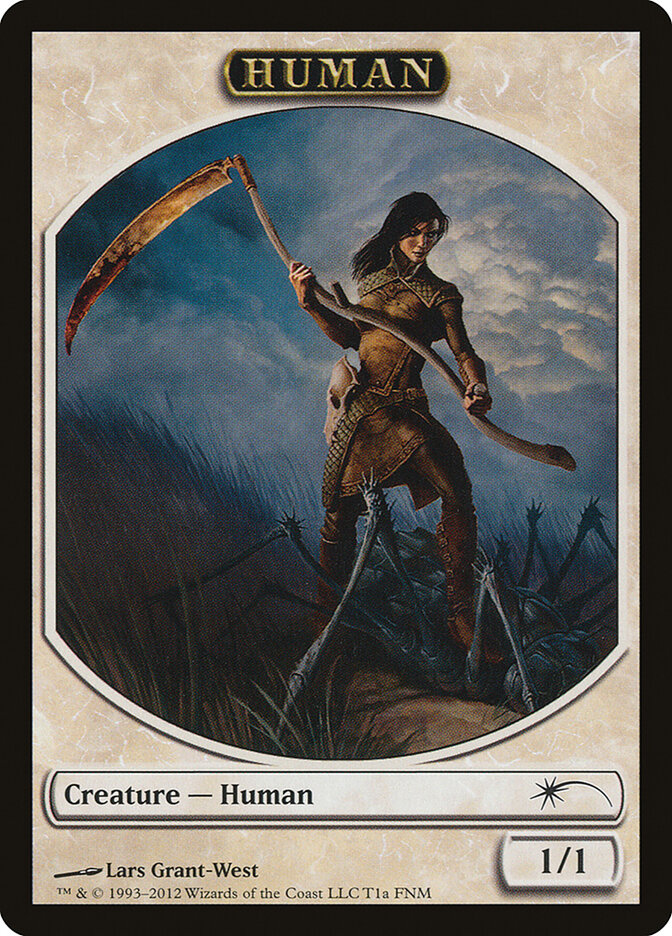 Human // Wolf Double-Sided Token